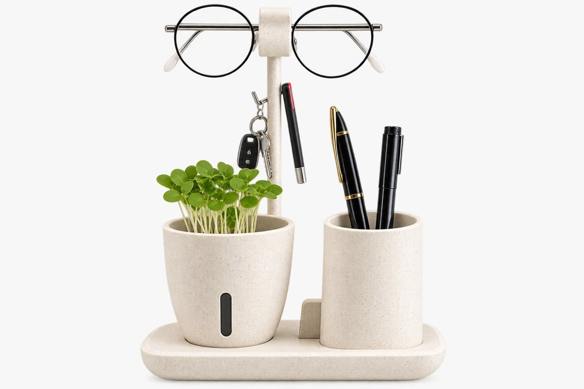 Desk Organizer with Planter