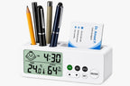 Digital Desk Organizer w/ Clock