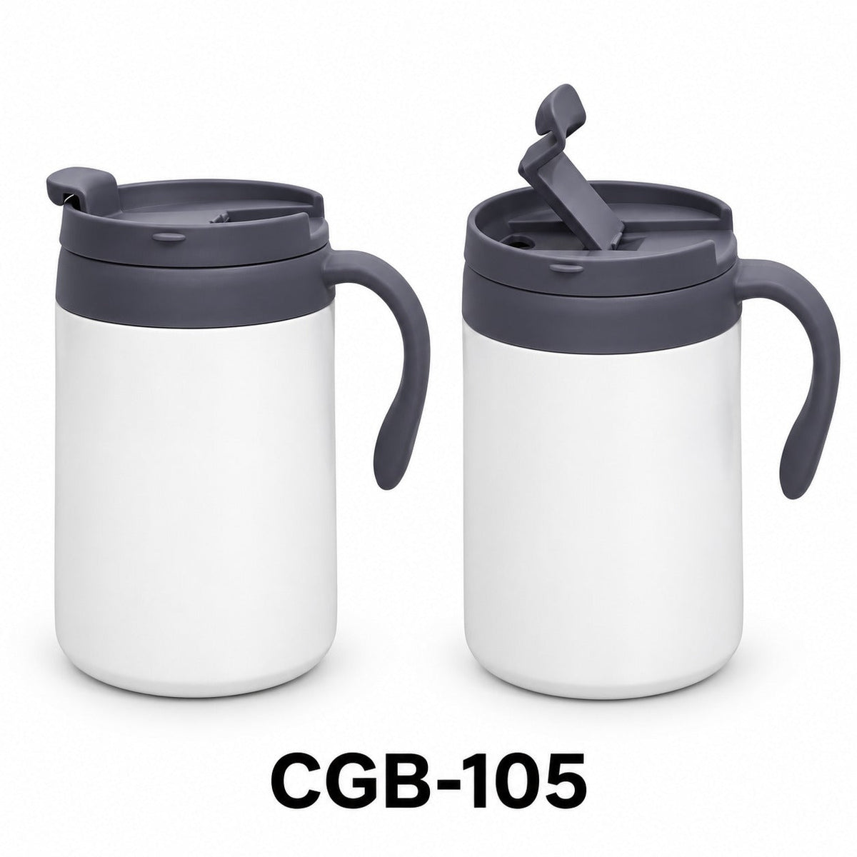 Flip-Lid Coffee Mug