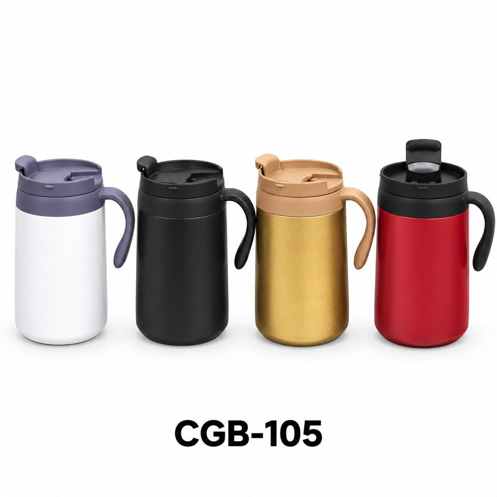 Flip-Lid Coffee Mug
