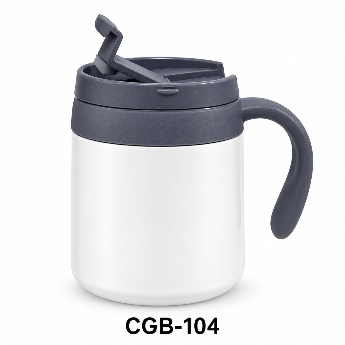 Flip-Lid Coffee Mug