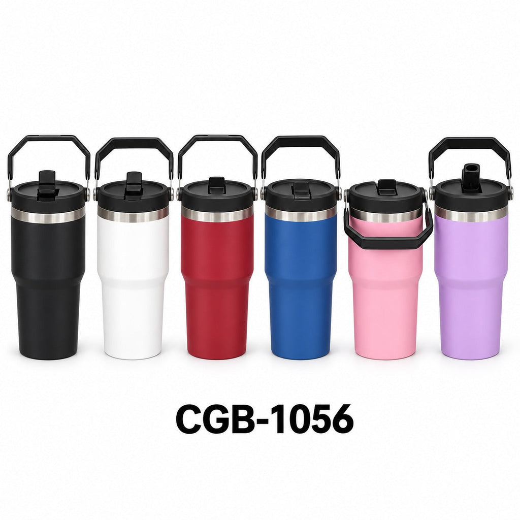 Insulated Travel Mug with Carry Handle