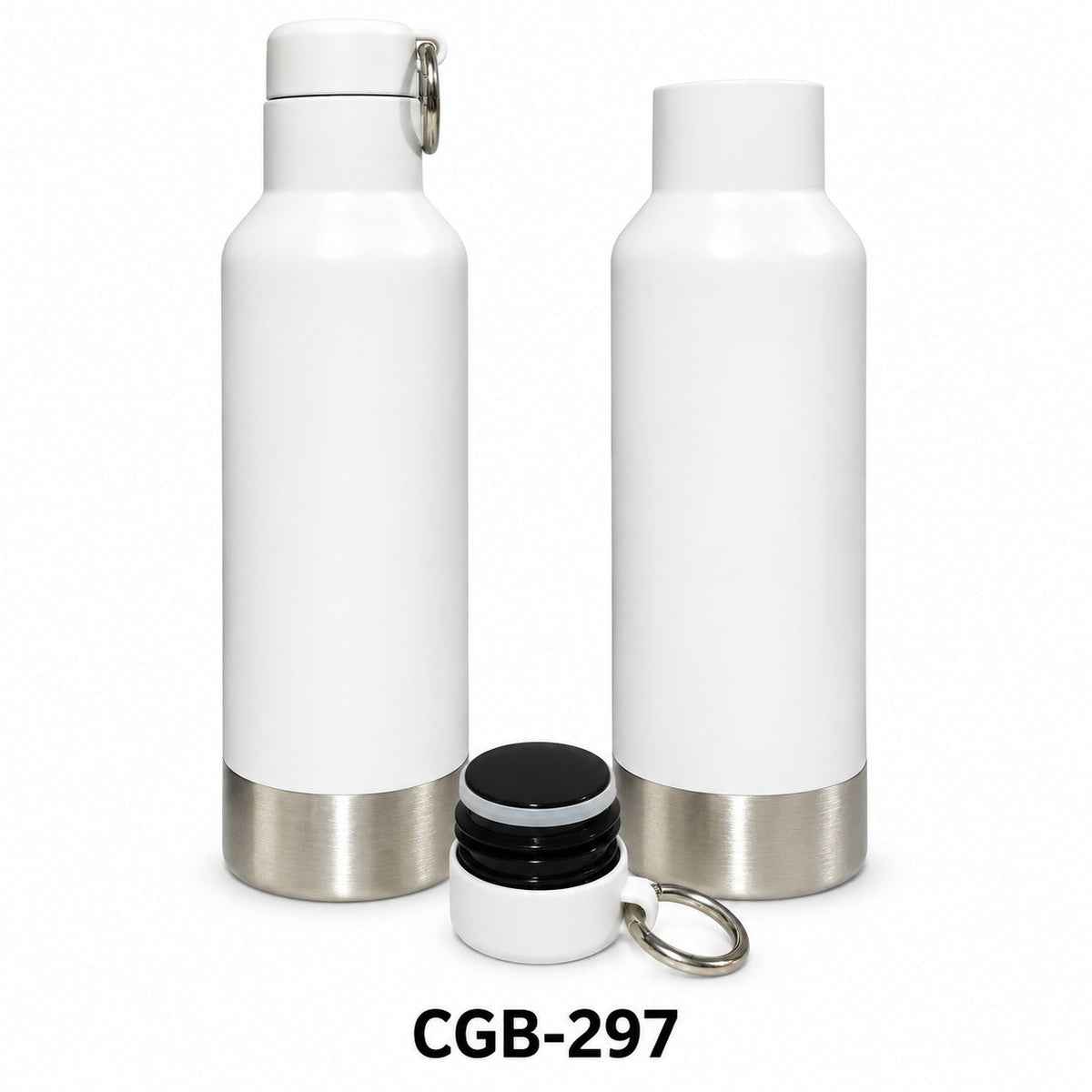 Stainless Steel Bottle with Metal Ring
