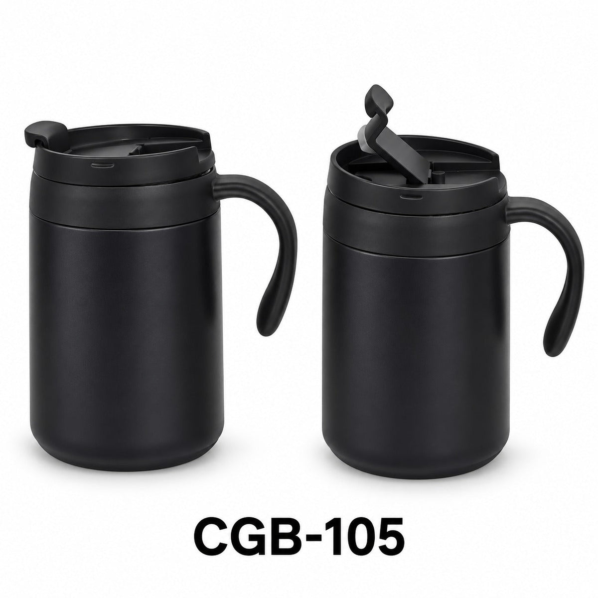Flip-Lid Coffee Mug